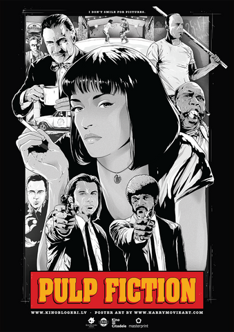 PULP FICTION alternative poster art